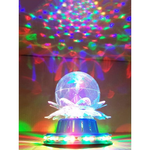 Светодиодный LED светильник-шар "Лотос", Синий