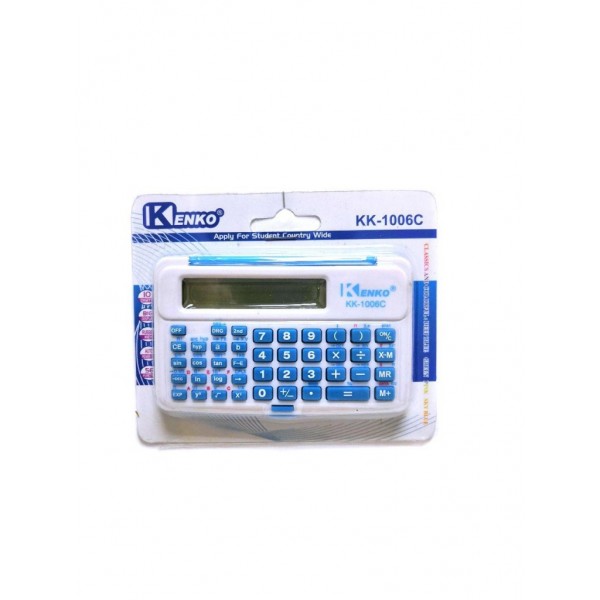 Инженерный 10-разрядный калькулятор Kenko KK-1006C, Голубой