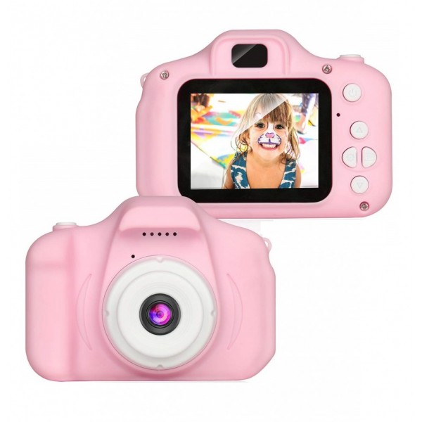 Детский цифровой мини фотоаппарат, Розовый