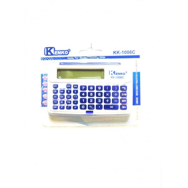 Инженерный 10-разрядный калькулятор Kenko KK-1006C, Зелёный